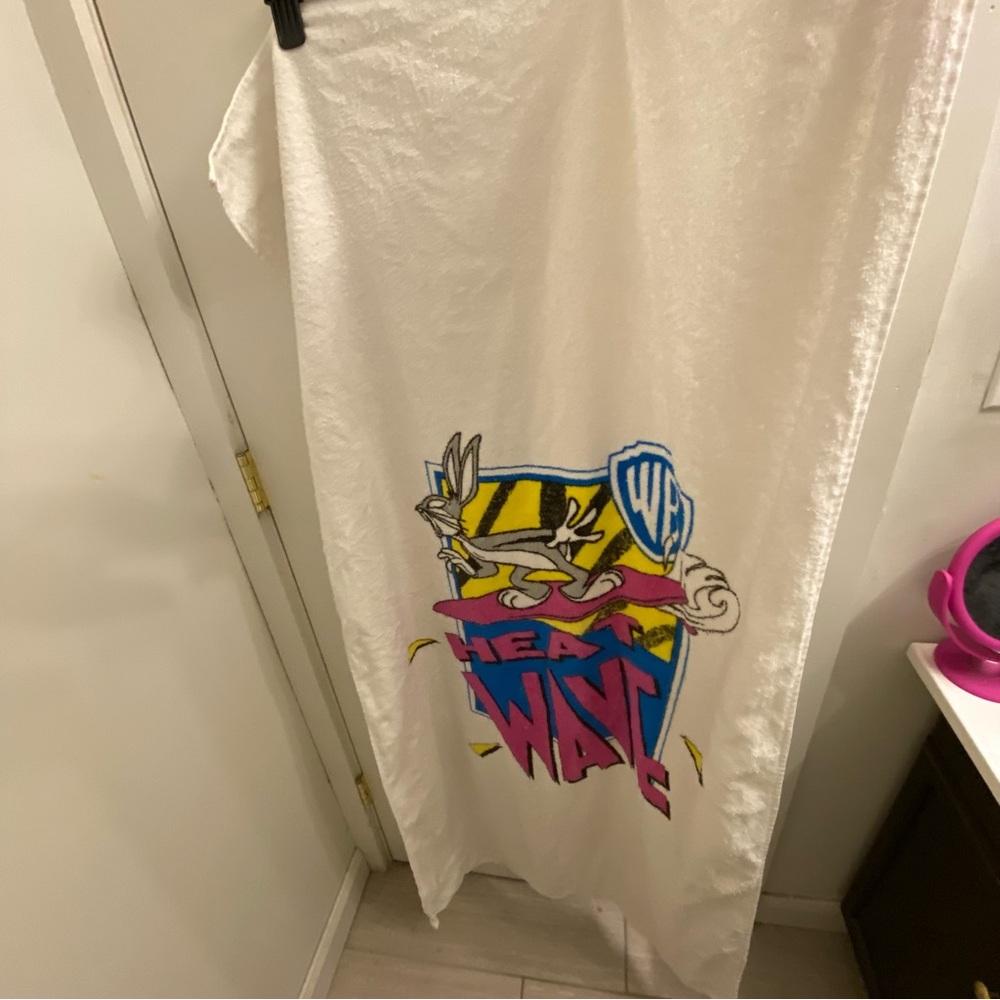 Vintage Bugs Bunny Beach Towel Made in USA